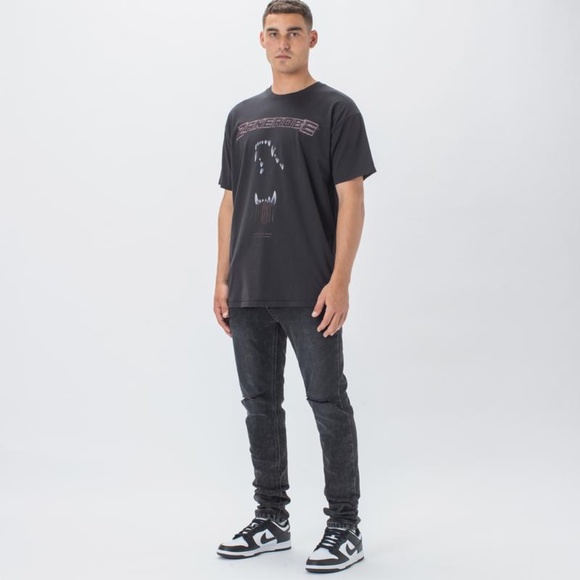 ZANEROBE AFTERLIFE BOX TEE GD BLACK NWT - Picture 2 of 5